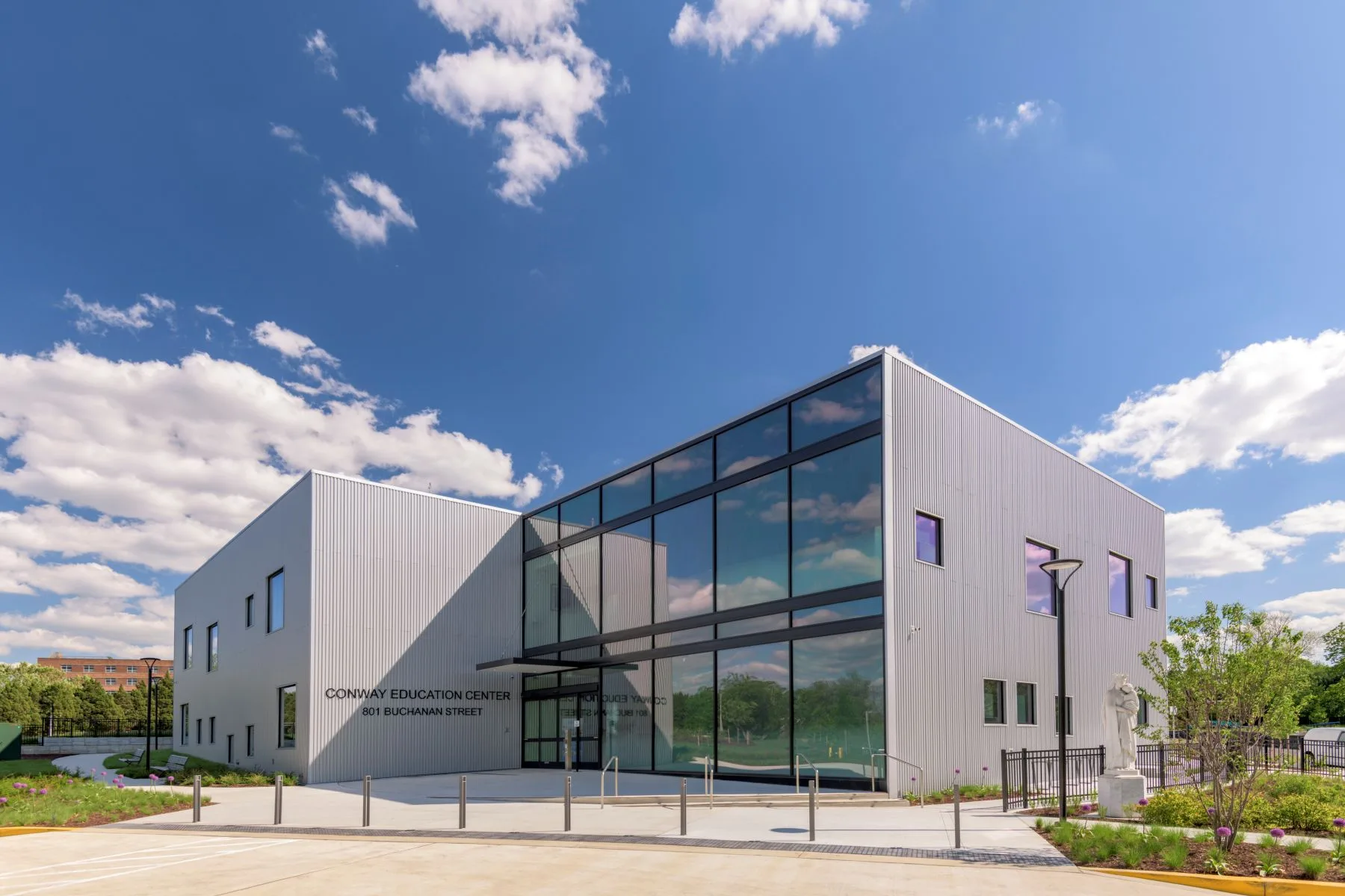 Image showing the outside of the Conway Education Center building.